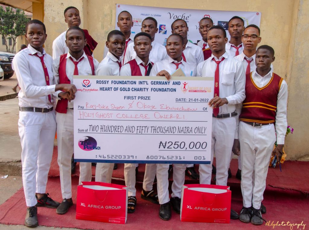 holy ghost college owerri senior secondary school quiz competition winner